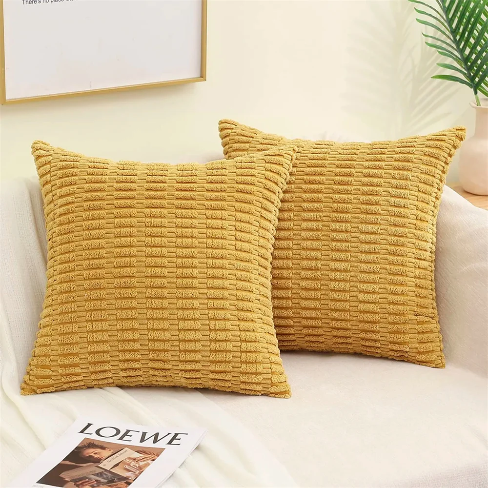 

Наволочки Homaxy Вельветовые Полосатые