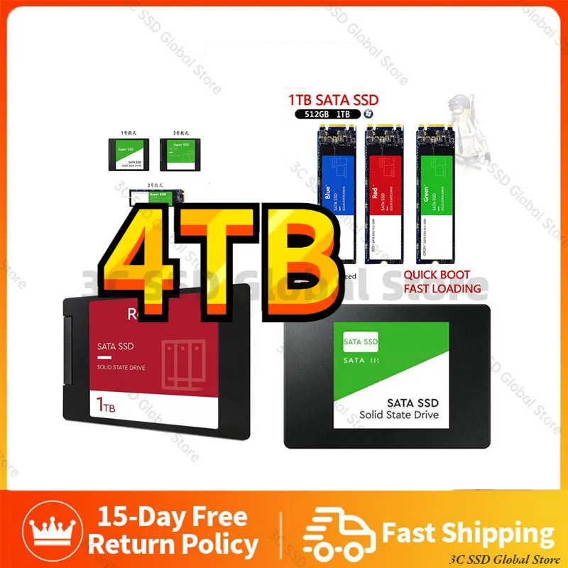 

High Speed 2.5Inch SSD S ata III Portable Hard Drive For Laptop Microcomputer Desktop 2TB Internal Solid State Hard Disk hdd