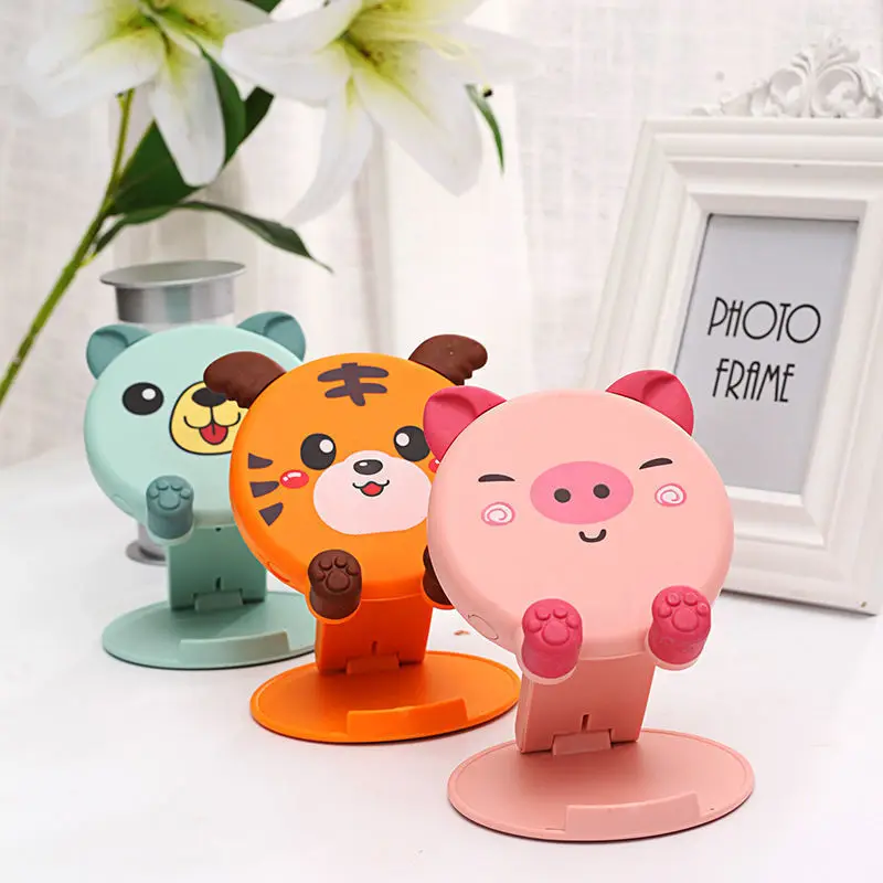 

Universal Foldable Mobile Phone Holder On Desk Stand For Smartphone Tablet Holder Desk Cell Cute Phone Holder Pink Adjustable