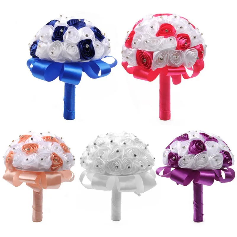 

Wedding Decoration Artificial Flowers Object Home Decor Accessories Simulation Bouquet Bride Holding Flowers Decoration Dropship