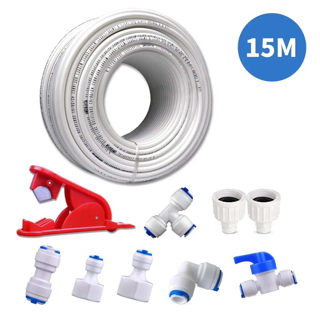 

Plant Water Can Fridge Pipe Style Supply Water + Kit 15M For European Connector Tool&Home Improvment Spray Nozzle