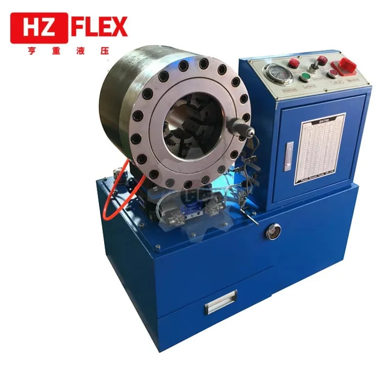 Полуавтоматическая гидравлическая машина для обжима шлангов с 10 наборами пресс