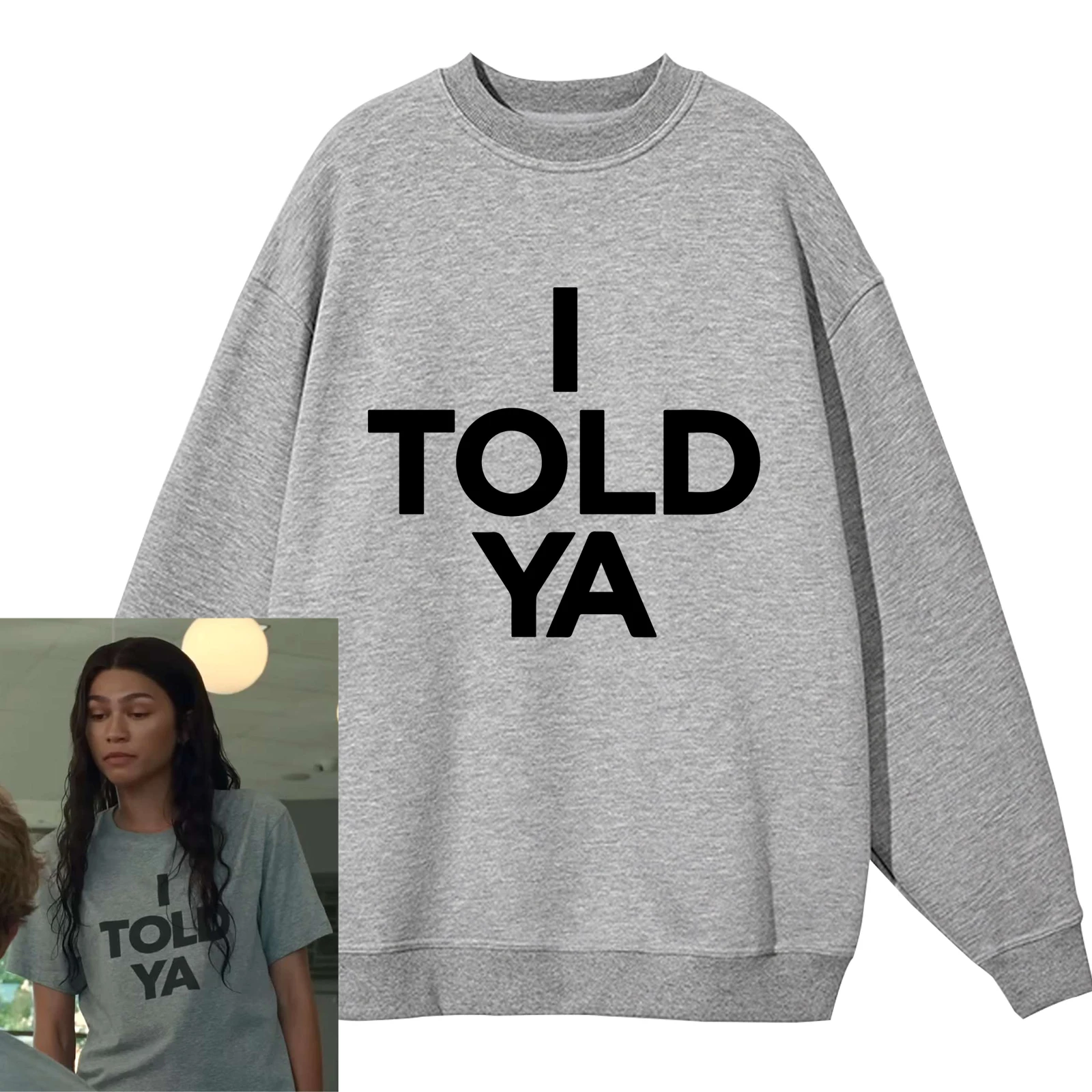 Рубашка I Said Ya, свитшот для мужчин и женщин в стиле Харадзюку ...