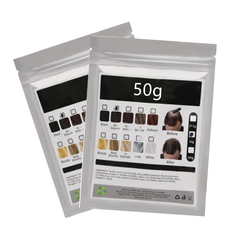 Instant Salon Hair Treatment Keratin Powders Hair Regrowth Fiber Thickening 9 Color