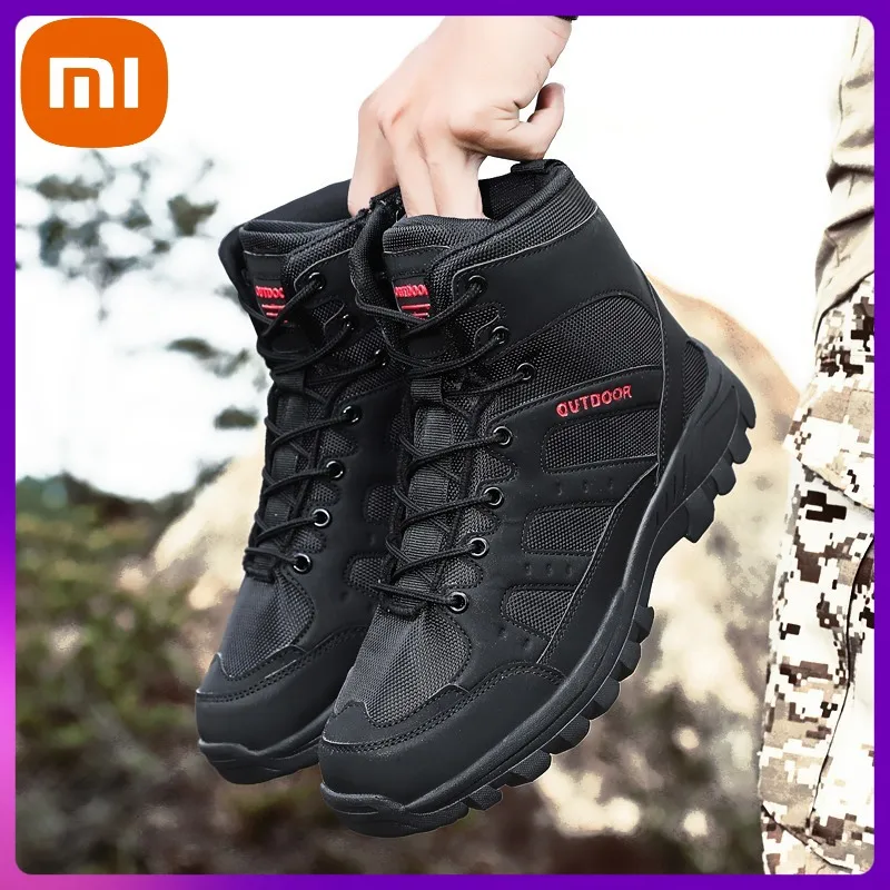

Мужские военные ботинки Xiaomi, легкие дышащие тактические армейские сапоги, Уличная обувь для путешествий и походов