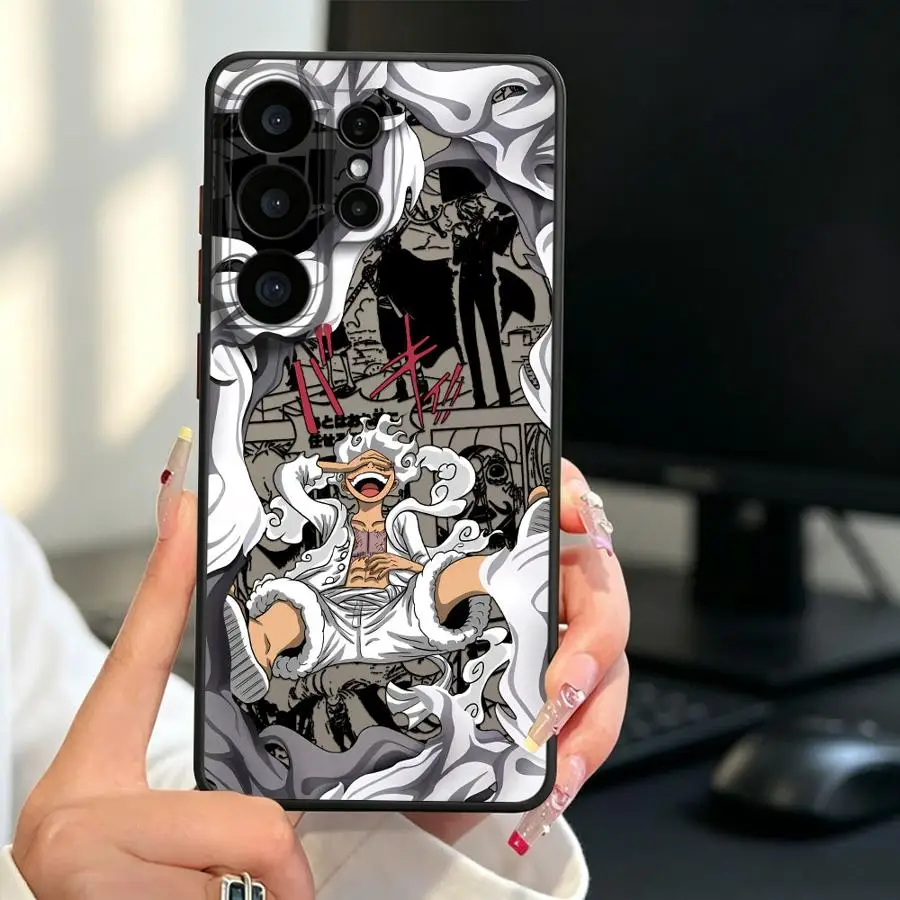 Фото Чехол для телефона O-One Piece Luffy 5 Gear Funda Back для Samsung Galaxy S26 S23 FE S21 S25 Ultra Note 20 Ultra 10+ S20 FE S22 №5