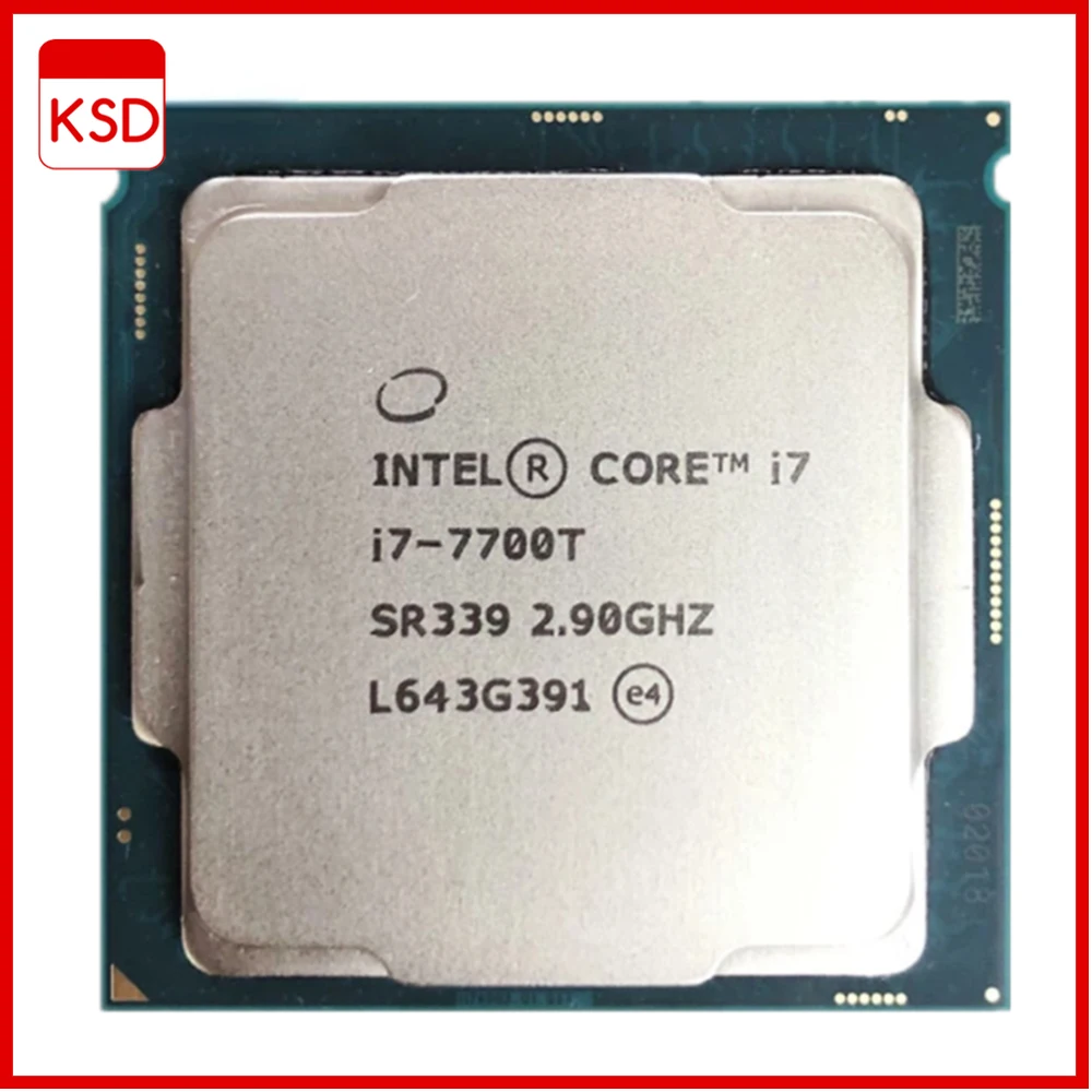 

Intel Core i7-7700T i7 7700T 2.9 GHz Quad-Core Eight-Thread CPU Processor 8M 35W LGA 1151