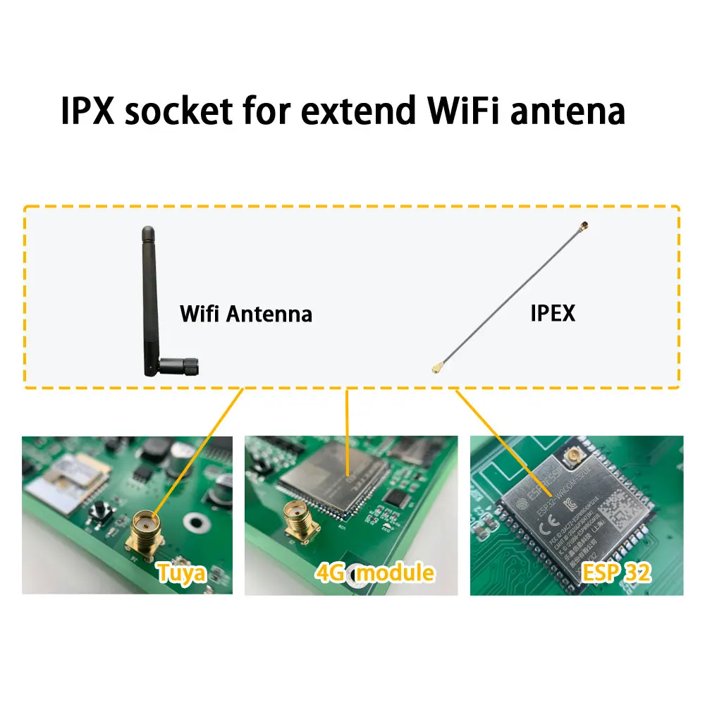 Фото KC868-E8T ESP32 8-канальный 16A 4G SMS съемная плата реле на DIN-рейку монитор счетчика энергии от Tuya ESPHome для домашнего помощника №5