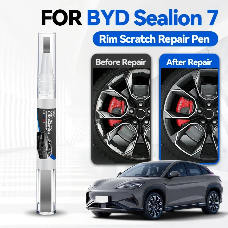 Фото Ручка-корректор для ремонта лакокрасочного покрытия автомобиля BYD SEALION 7, средство для удаления царапин, аксессуары для авто, цвета: белый, фиолетовый, черный, Атлантис №1