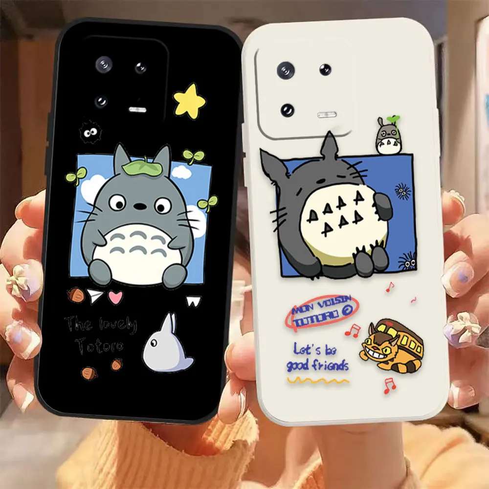 

Spirited Away Totoro Case For Xiaomi 13 12 12S 11 11T 10 10S 9 9SE 8 8SE Pro Ultra Lite Colour Liquid Case Cover Funda Cqoue