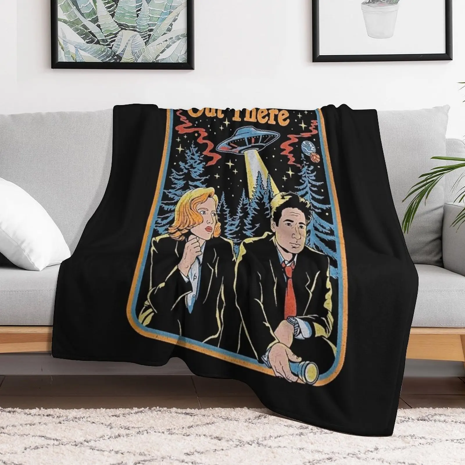 Правда там - X Files забавная классическая футболка одеяло мягкие одеяла для кровати