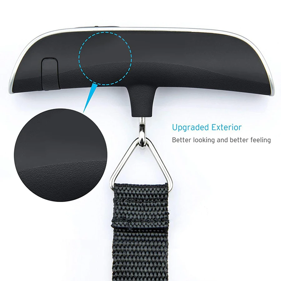 Портативные Цифровые Весы Для Багажа С ЖК-дисплеем И Подсветкой Максимальная