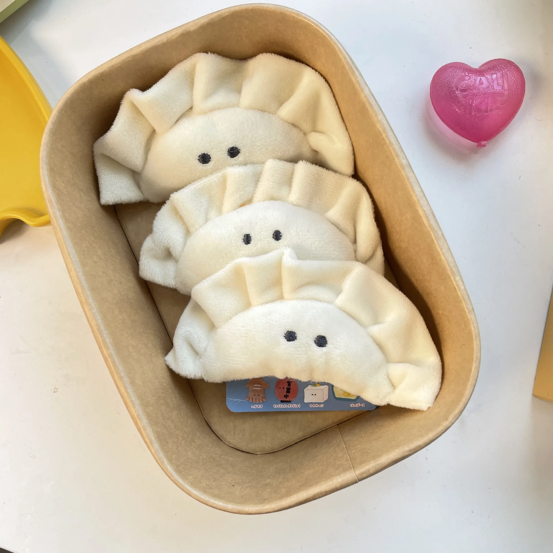 Мультяшная имитация пельменей искусственная игрушка мини-рюкзак подвеска