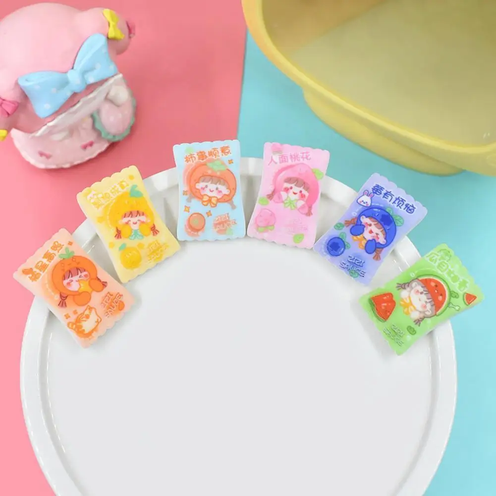 

10Pcs Creative Anti-fade Exquisite Miniature DIY Dollhouse Phone Case Accessories Candy Accessories Household Supplies