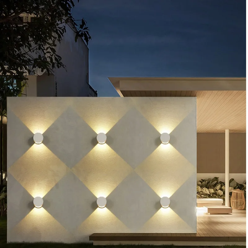 12W LED Door Wall Decoration Light IP65 Waterproof Passway Lighting Black White Body Bedroom Balcony Staircase Lamp (art.: 3920bdd42dbed) - 3920bdd42dbed