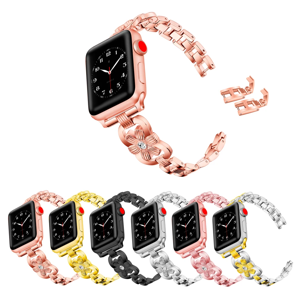 

Браслет из нержавеющей стали для Apple Watch Band 45 мм 44 мм 41 мм 42 мм 40 мм 38 мм