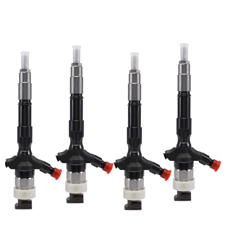 

4Pcs New Diesel Common Rail Injector 23670-0L110 / 23670-09380 For Toyota Hilux 2.5L 2KD-FTV