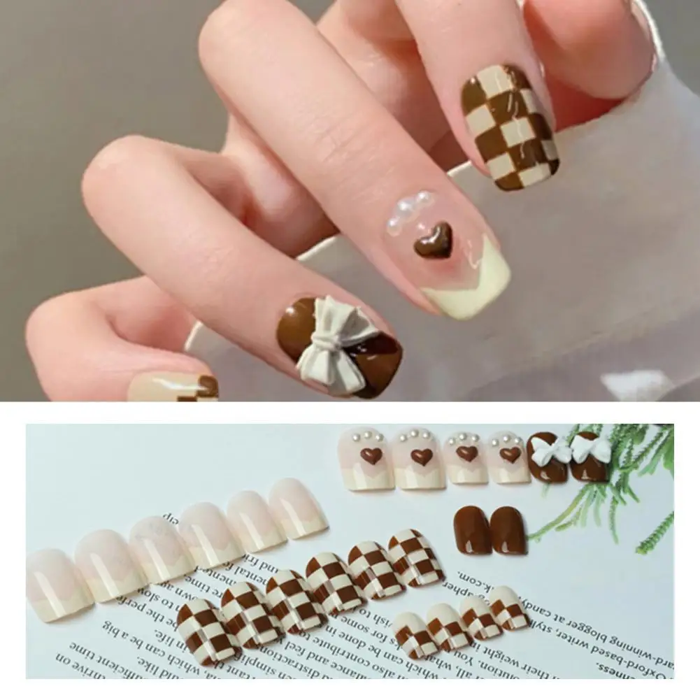 

Полезные новогодние накладные ногти из АБС-пластика с клеем компактные ногти для свидания