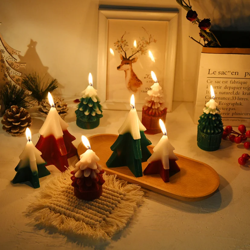 Формы для свечей в виде рождественской елки формы литья из эпоксидной смолы