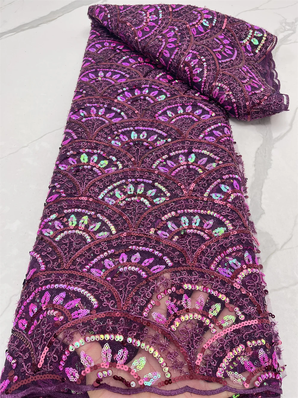 Рисунок 2 - Африканская кружевная ткань 2023