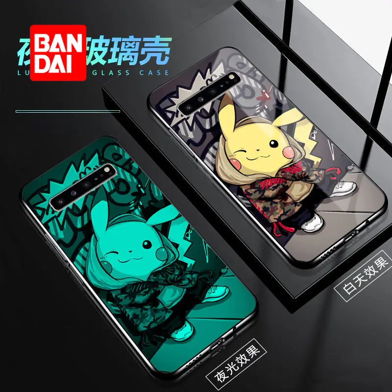 

Bandai Disney Luminous Phone Case for Samsung S10 S 10 5G Ultra Cartoon Back Cover Kawaii Soft Fundas Cute Coque Cute Shell