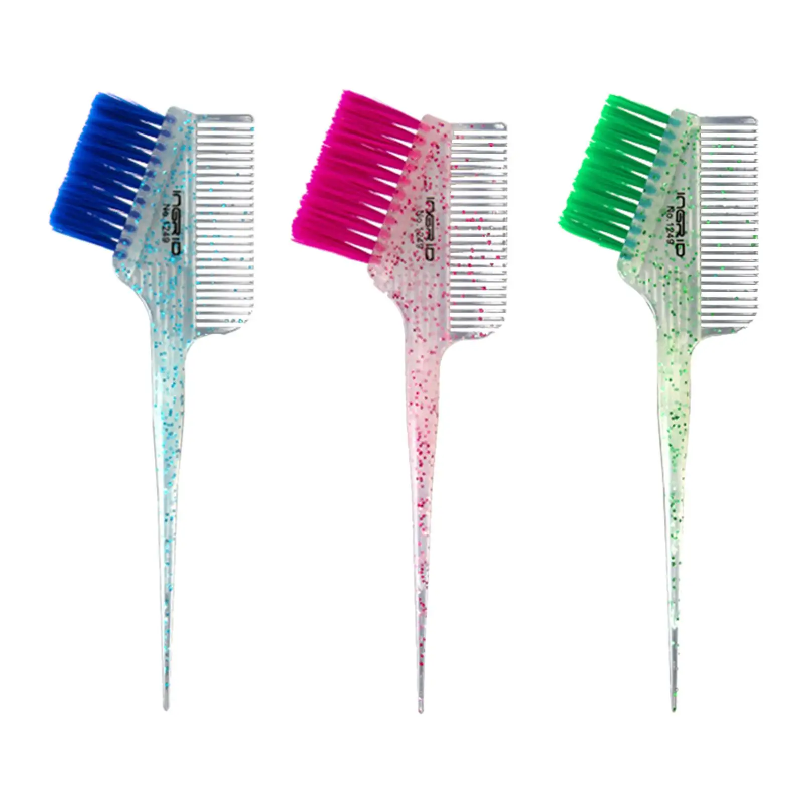 

Pearl Hair Coloring Brush Comb Styling Tools Dyeing for Hairdressing Home Barber