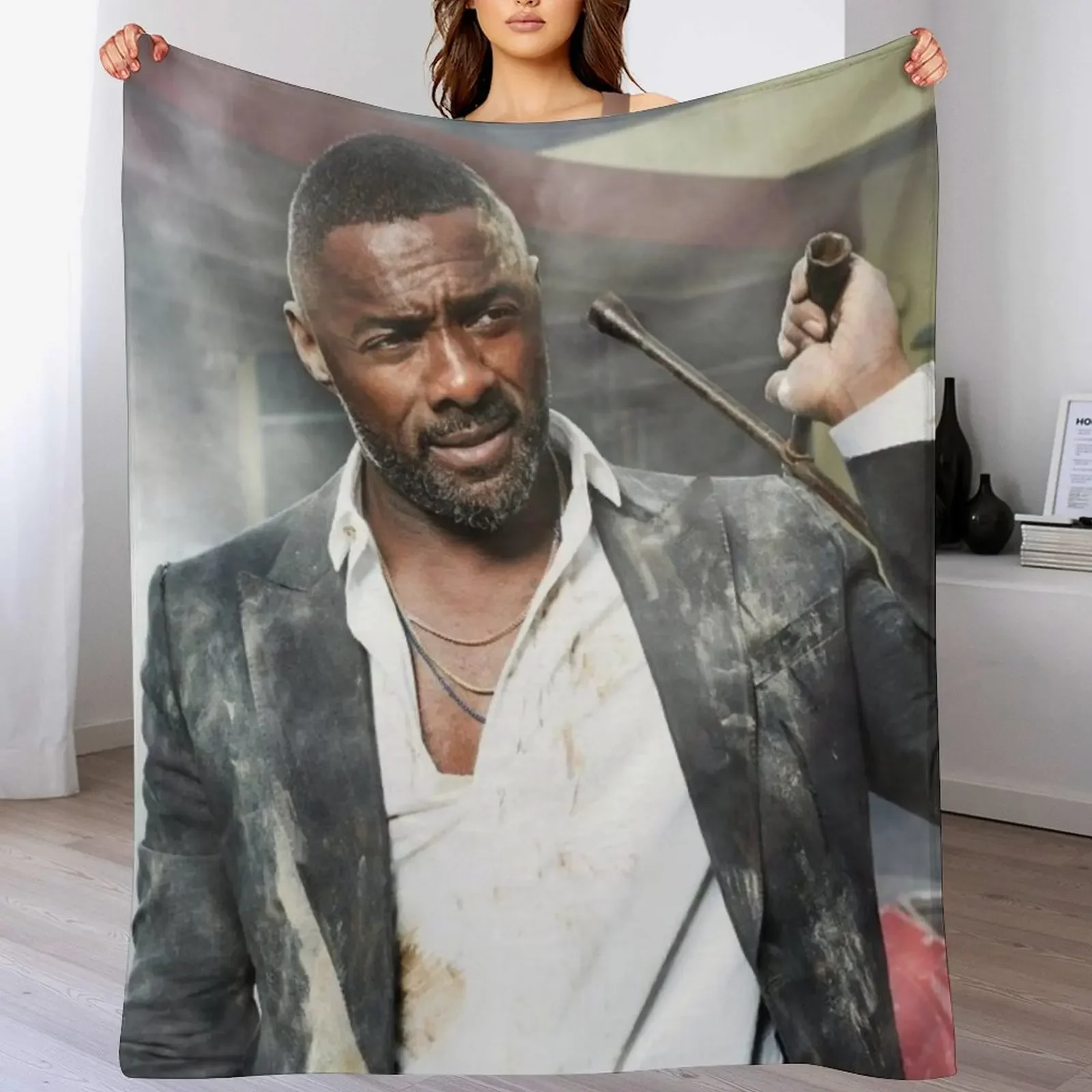 Одеяло idris elba туристические рождественские подарки модные утяжеленные одеяла