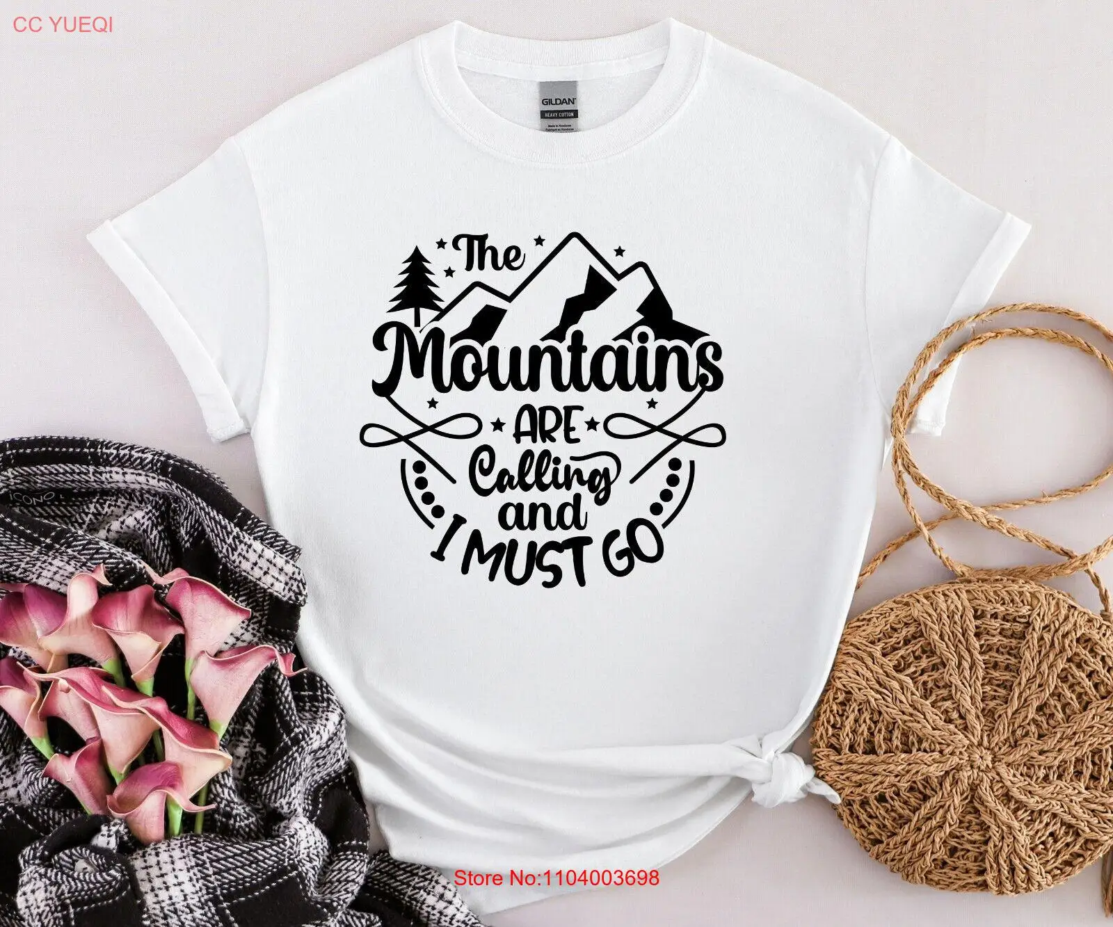 Футболка с надписью I Must Go из гор походная футболка для кемпинга и приключений