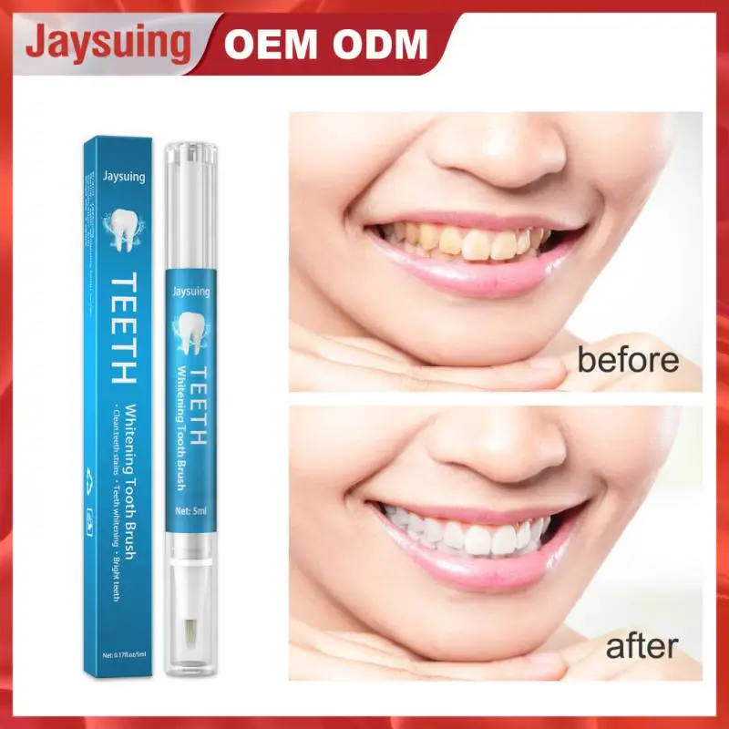 

Teeth Whitening Pen Cleaning Serum Plaque Stains Remover Bleach Tooth Bleachment Whitener Oral Hygiene Care Teeth Whitener 5Ml