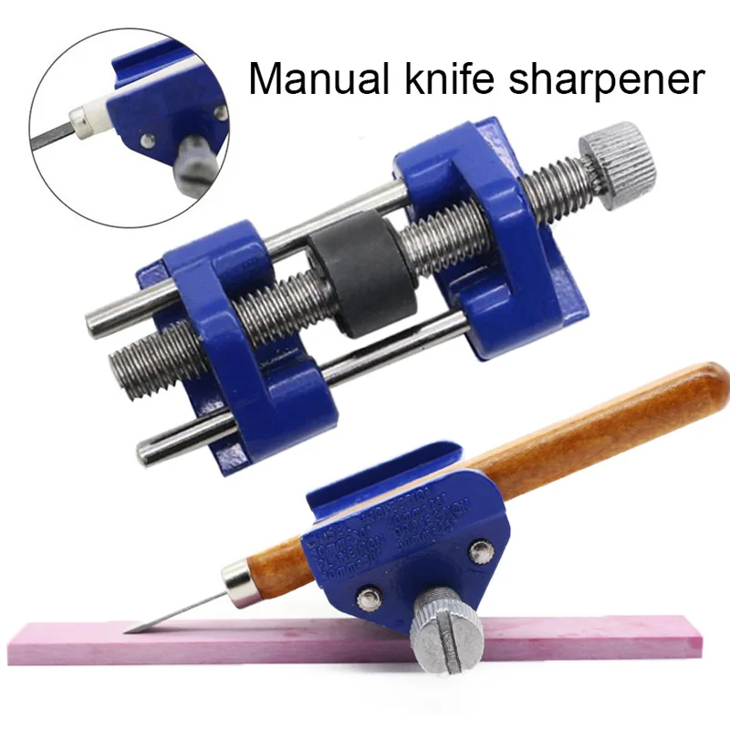 Manual Knife Sharpener Metal Wood Chisel Abrasive Tools Sharpening Blades Tool Honing For Woodworking Iron Planers images - 6