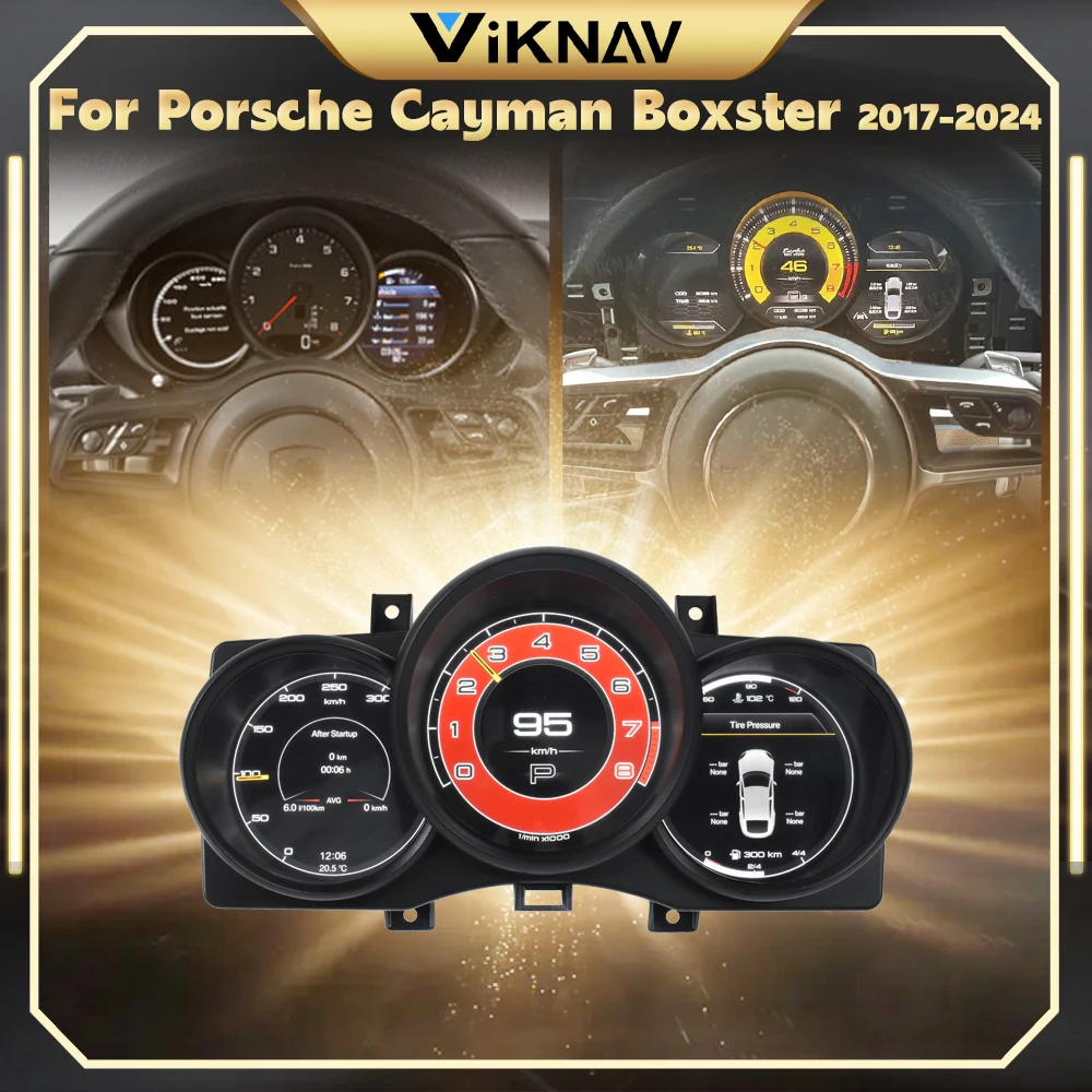 Автомобильный цифровой измерительный прибор Cluster для Porsche Cayman Boxster 2017-2024