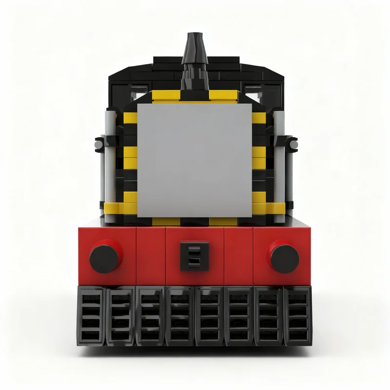 Фото 390 деталей MOC Mavis The Quarry Diesel BR Class Shunter Train: Модель-конструктор, архитектурные блоки, рождественский подарок, DIY-сборка №3