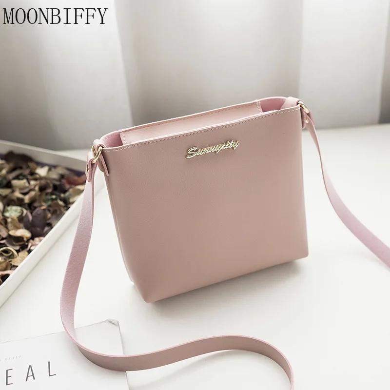 

Casual Phone Coin Shoulder Bag Small Women PU Leather Messenger Bags Solid Clutch Zipper Crossbody Mini Bag Sac A Main Femme