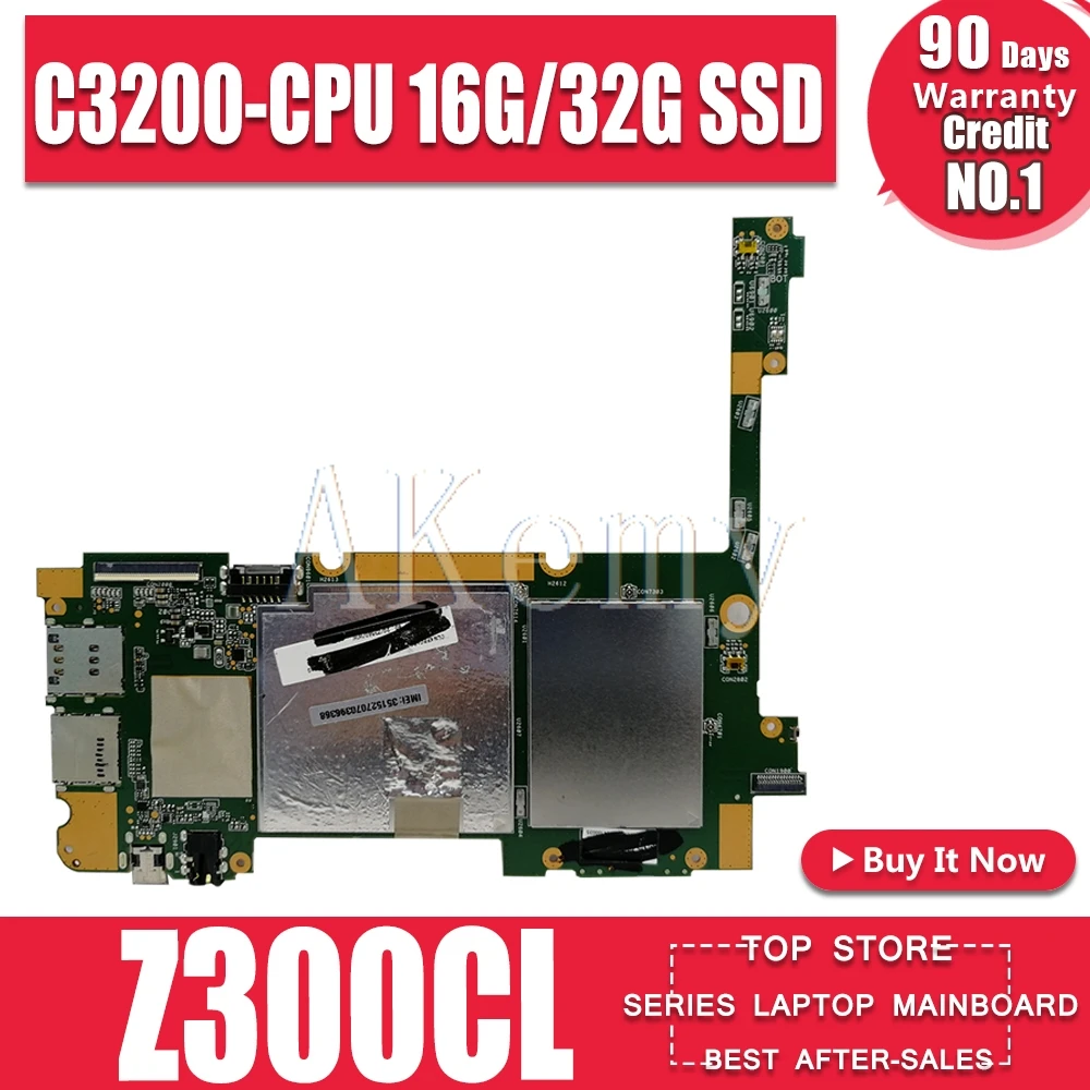 

Новинка! Оригинальная материнская плата для ноутбуков Asus ZenPad 10 Z300CL, материнская плата со встроенной памятью 2 Гб ОЗУ 16 Гб/32 ГБ SSD