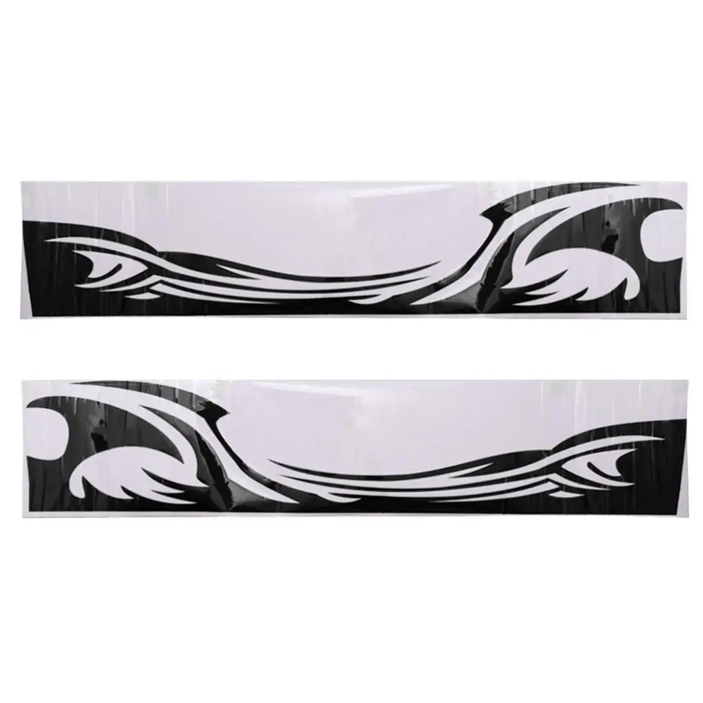 

2 шт., Модифицированная наклейка на боковую юбку автомобиля