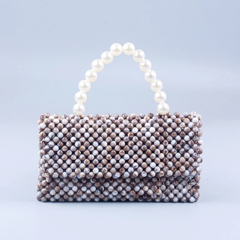 Индивидуальная винтажная женская сумка-книжка с бусинами ручная работа