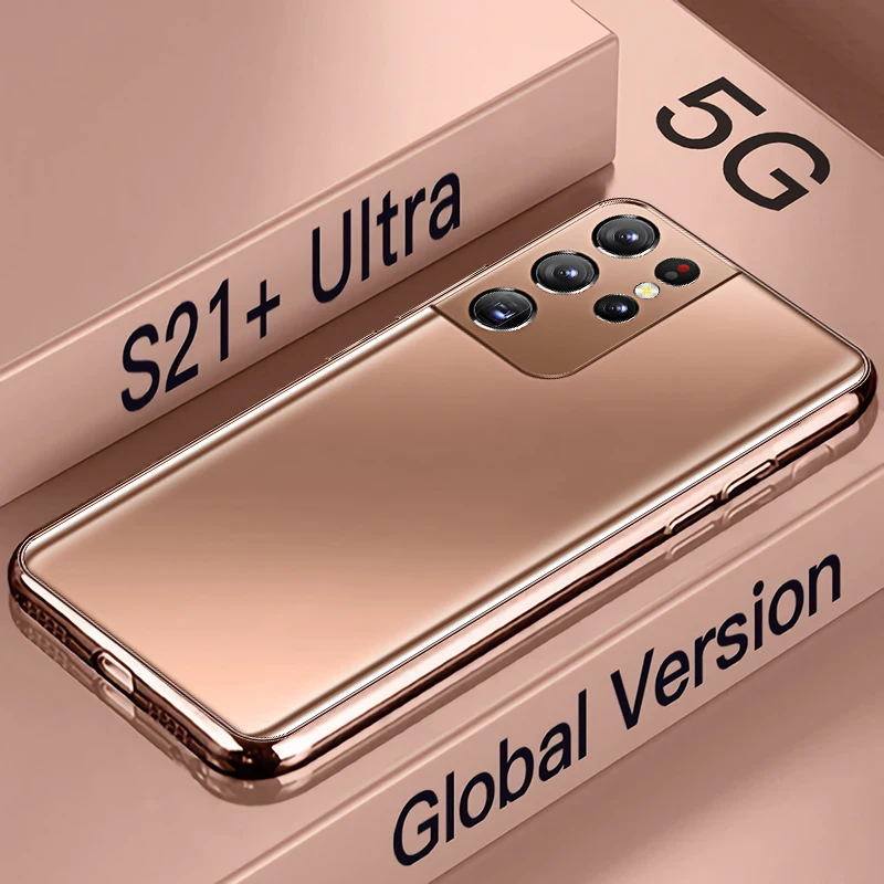 Global Version S21 Ultra 12GB 512GB Celulars Unlocked 4G 5G Cellphones Android MobilePhones Samsung Huawei iPhone 11 Promax