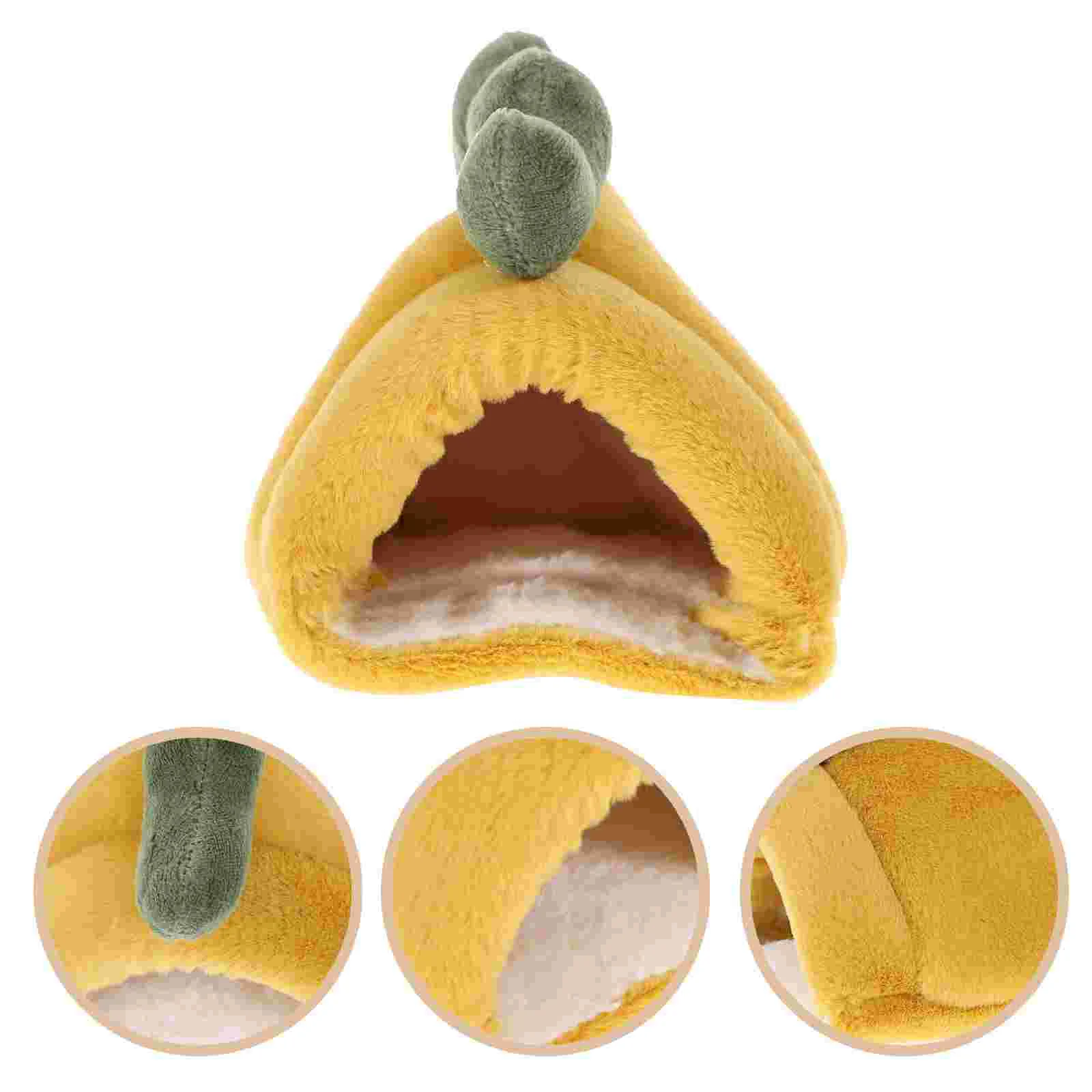 

Hamster Housepet Winter Guinea Bed Hide Warmsmall Hideout Place Fluffy Rat Sleeping Cave Animal Rest