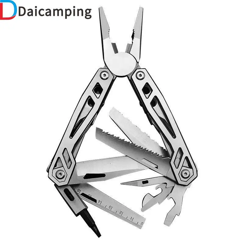 

Daicamping DL9 Universal Survival EDC Multi Tool Army Swiss Knife Blade Outdoor Multi-functional Combination Folding Knife Plier