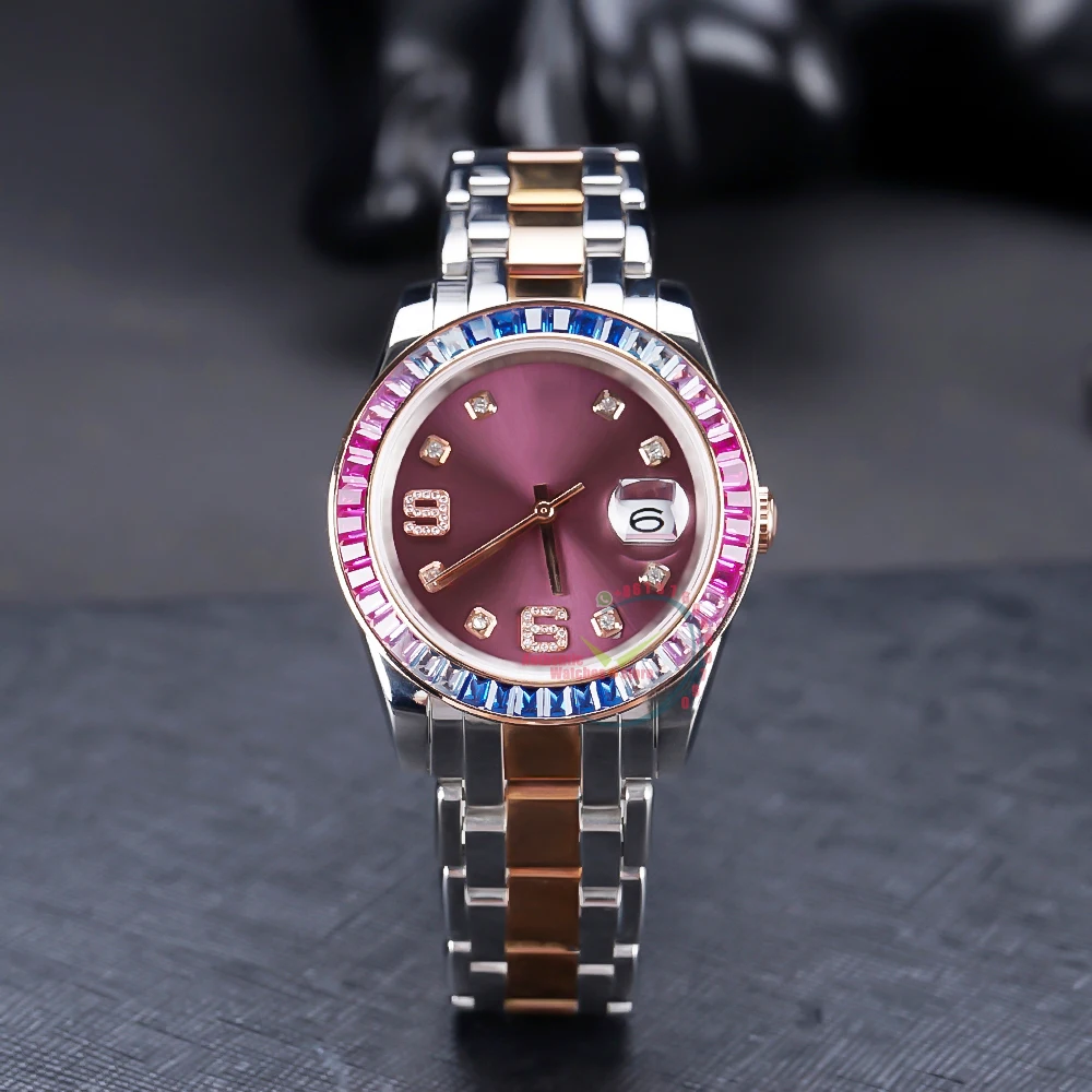 

Новинка 2023, мужские и женские роскошные часы Datejust pearlmaster 39 мм, унисекс, механические часы с сапфировым стекловолокном