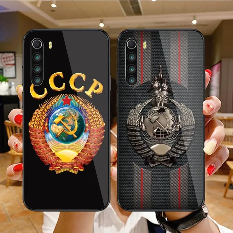 

Рождественский чехол для телефона с Санта-Клаусом для Xiaomi 13, 12, 11T, 10, 9, Redmi Note 11, 10, 10S Pro, Redmi 9, 9A, 8, черный стеклянный чехол для телефона из полика...