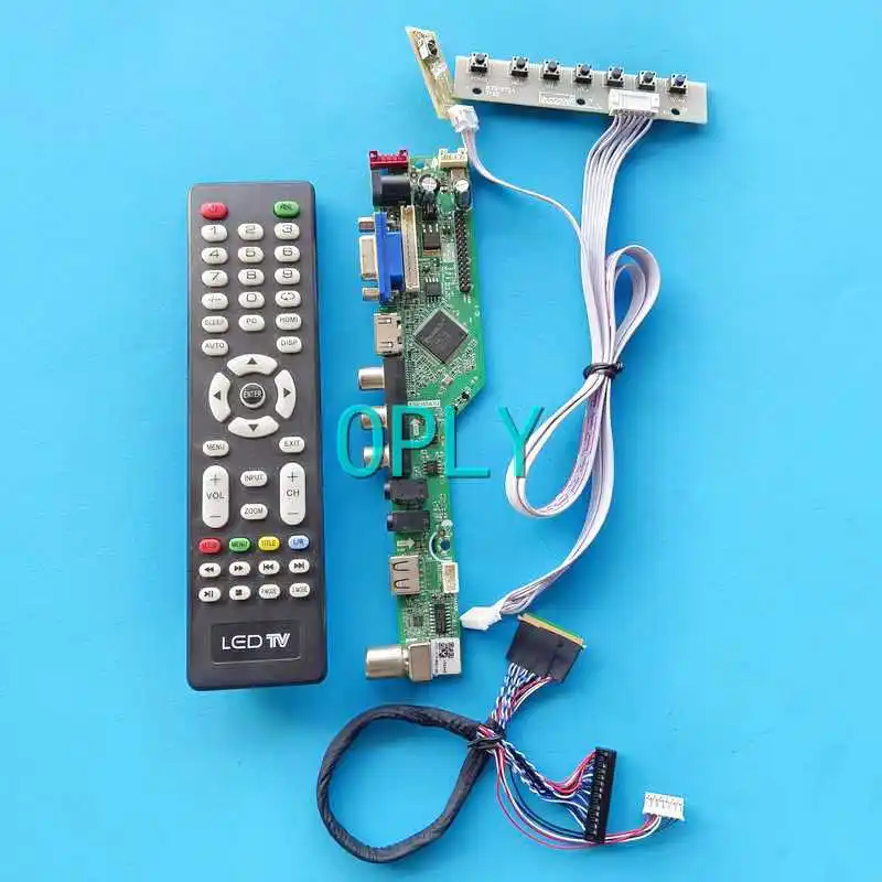 

TV Analog LCD Panel Controller Board Fit LP116WH4-SLN2 LP116WH6-SLA1 Kit LVDS 40-Pin HDMI-Compatible VGA USB RF 11.6" 1366*768
