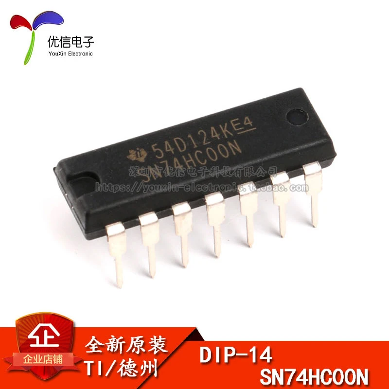 

5pieces Original stock SN74HC00N 2 DIP-14