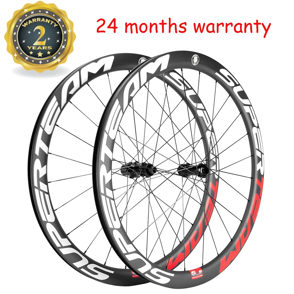 Hot SUPERTEAM Carbon вилсет под дисковый тормоз Clincher Wheels Center Lock/6 Blot 700C