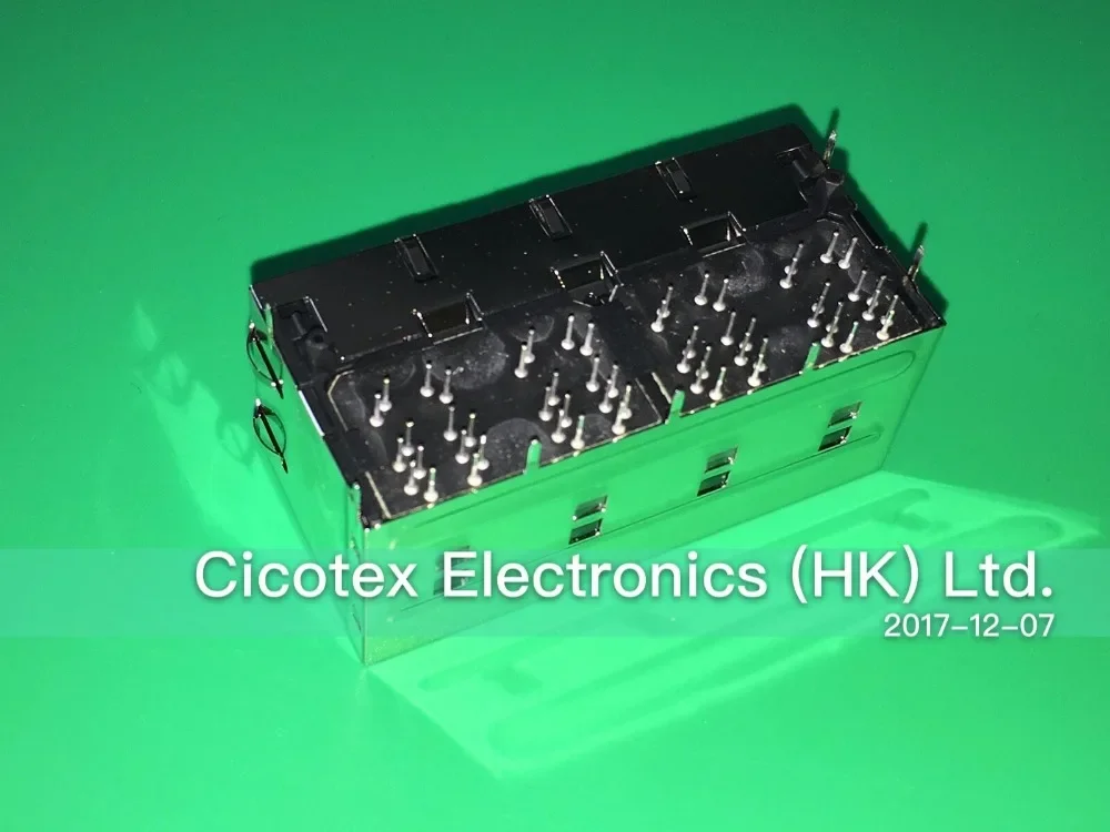 0833-2X4R-55-F RJ45 CONN MAGJACK 8PORT 100 BASE-T