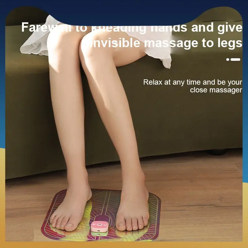 

Foot Mats Massage Pad Sole Foot Massage Instrument Pulse Physiotherapy Instrument Portable Foot Therapy Machine