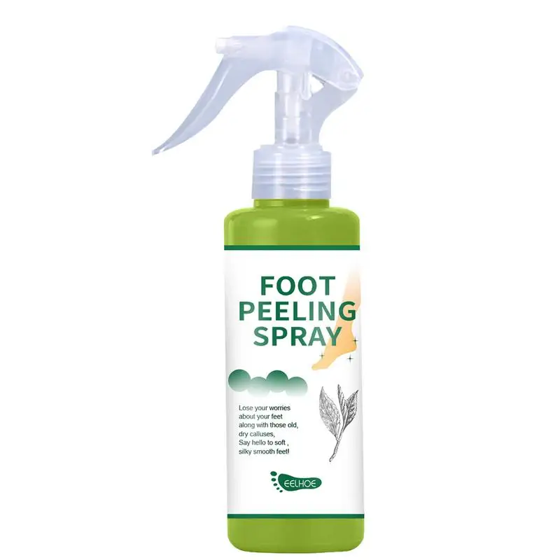 Natural Green Tea Essence Foot Peeling Spray Pedicure Foot Care Effective Dead Skin Exfoliator Beauty Products 100ml