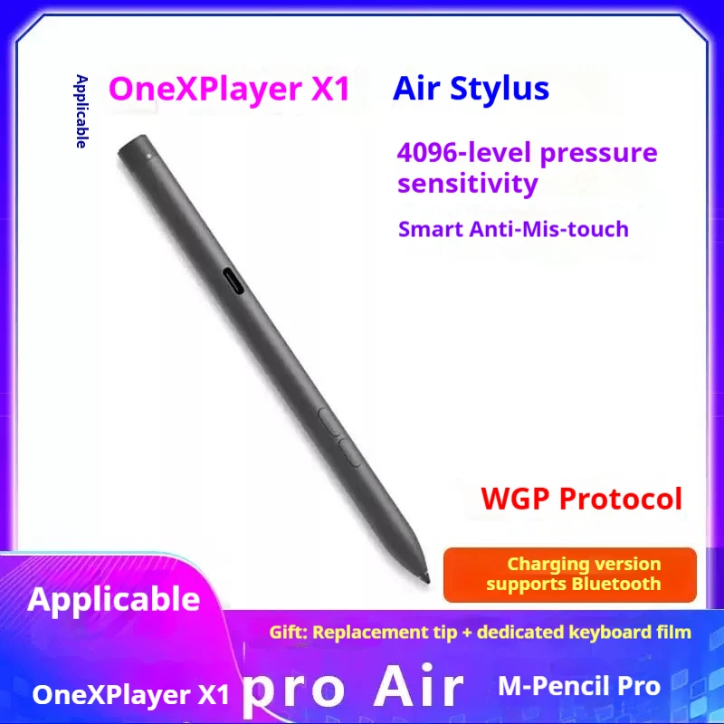 Фото Оригинальный стилус для игровой консоли OnexPlayer Super X X1 PRO, 4096 уровней чувствительности к давлению, активный стилус для портативных игровых консолей №2