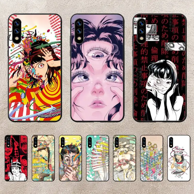 

Shintaro Kago Horror Cartoons Phone Case For Huawei P10 P20 P30 P50 Lite Pro P Smart Plus Cove Fundas