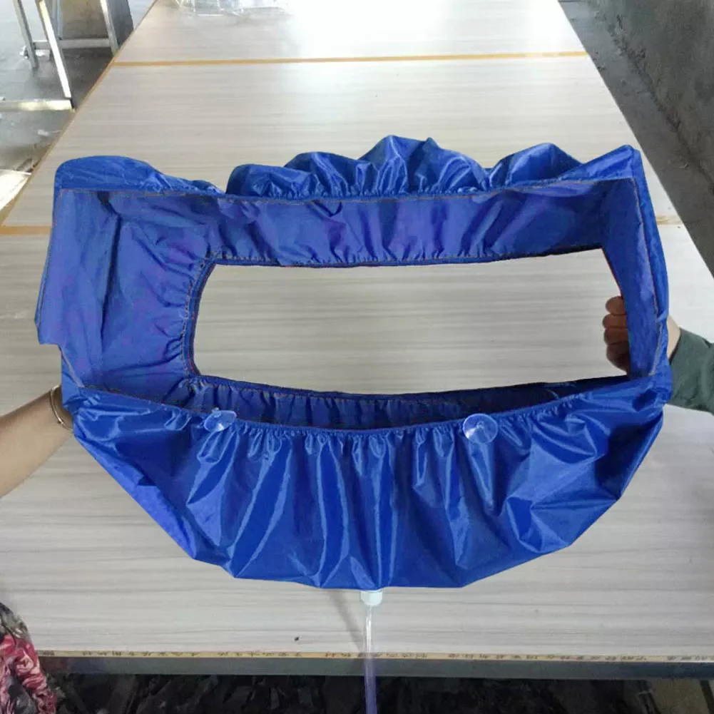 

NEW Air Conditioning Cleaning Cover Hanging Waterproof Household Cleaning Dustproof Cover Washing Wall Mounted Tightening belt